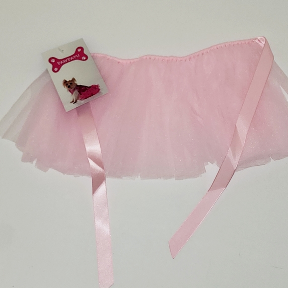 NEW PawPatu Tie-on Dog / Cat Tutu Made in the USA - Pink - S Small Waist 8 - 11" - Picture 2 of 6